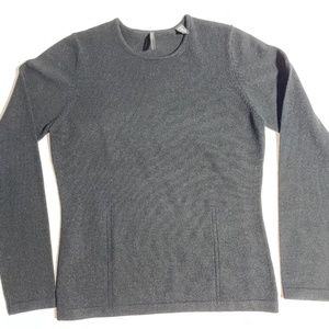 ISDA & Co Crew Neck Long Sleeve Pullover Black Sweater Size XS